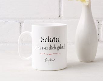 Personalisierte Tasse / Valentinstag / Wunschname / Geschenkideen / Geschenk Freundin / personalisiertes Geschenk