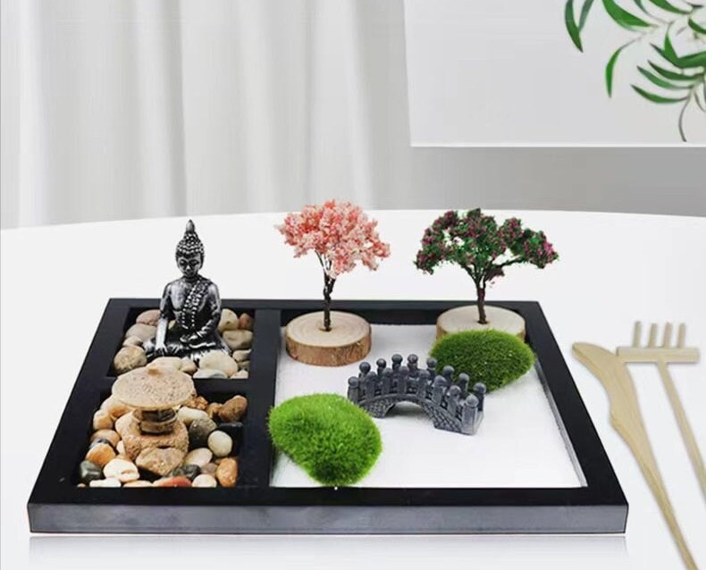 Poster ZEN bokeh garden Buddhism RELAXATION SWEET DECO