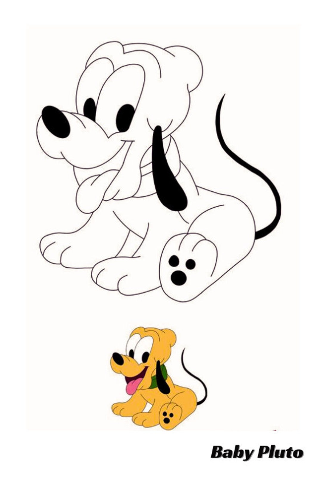 Digital Print of Cute Pluto Dog Sketch , Bohemia Design Wall Art, Home ...