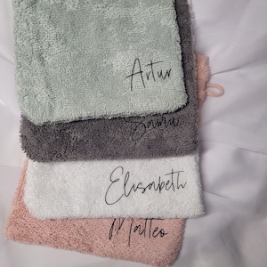Gepersonaliseerde washandjes