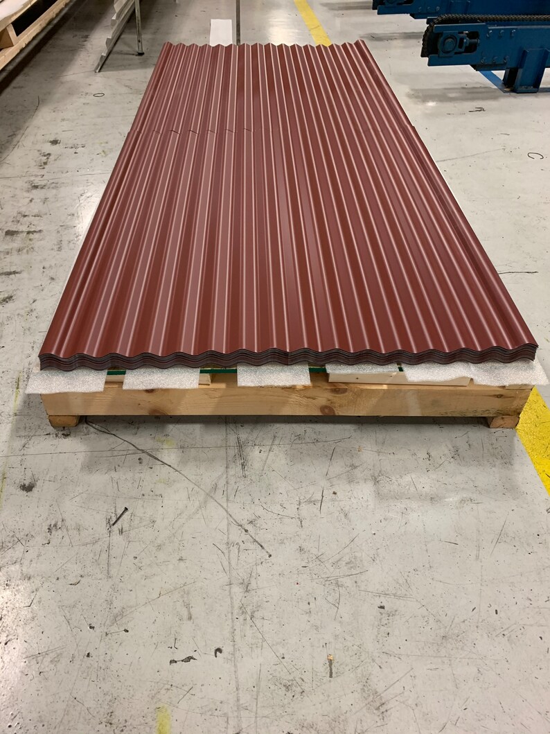 Corrugated Metal Panels in Aluminum and Steel Use for Sheds to Chicke