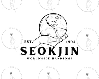 BTS Kim Seokjin Vector | BTS SVG | Kpop Design