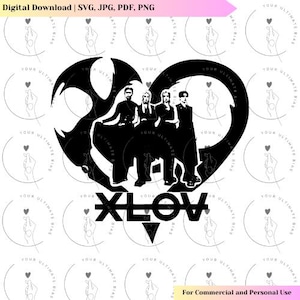 XLOV SVG | XLOV Vector | Kpop Design