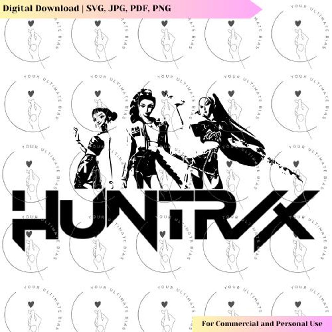 Huntrix SVG | Kpop Dämonenjäger Vektor | Kpop Design - Etsy.de