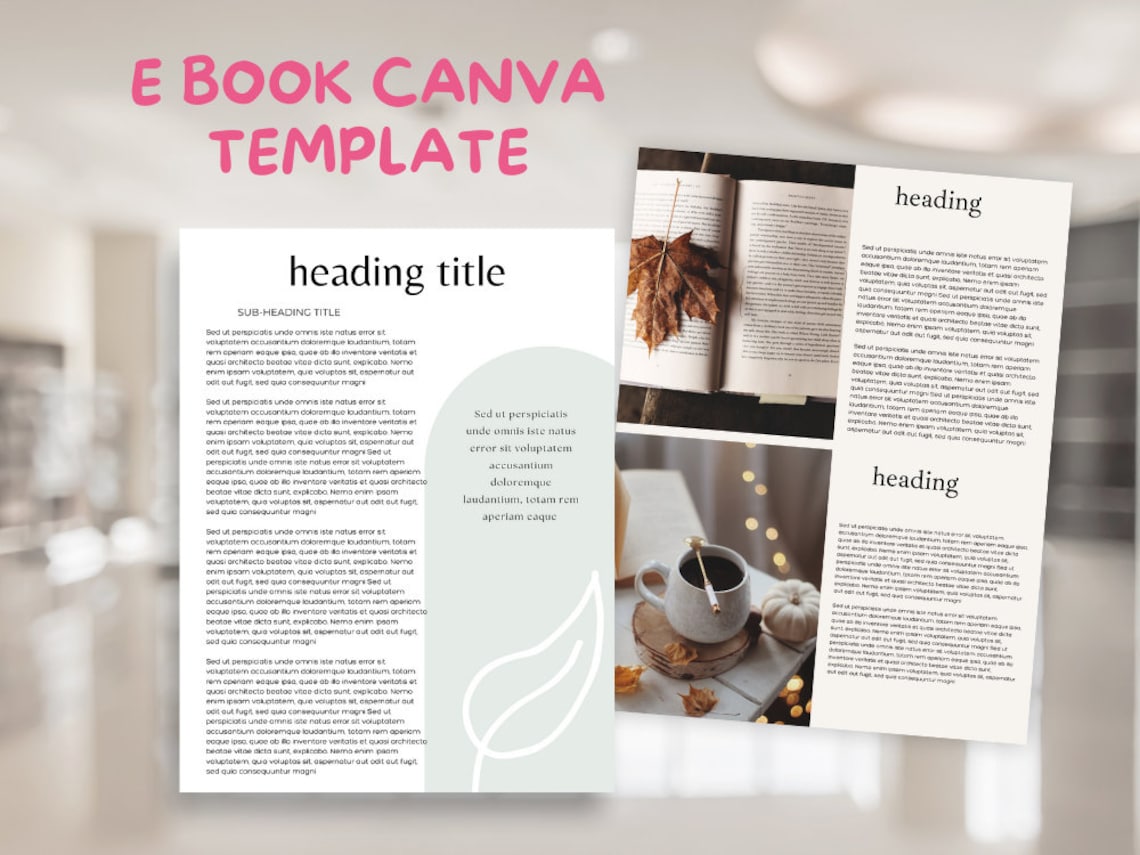 Editable Books 30 Page Editable Canva Ebook Template - Create Stunning Ebooks ...