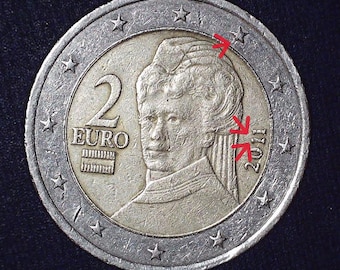 2 EURO COIN 2011 Austria,20%off with code: SAVE20SAVE