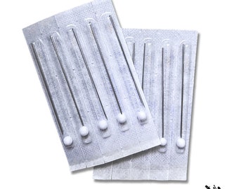 Body Piercing Needles - E.O. Gas Sterilized Stainless Steel (Sizes: 6G - 20G) DIY