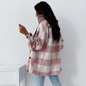 Oversized flannel online sweater