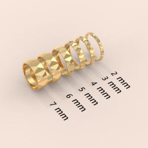 Gold Pyramid Eternity Ring / Gold Spike Ring / Pyramid Ring / Gold Stacking Ring / Simple Gold Ring / Minimal Jewelry / Spike Stud Ring