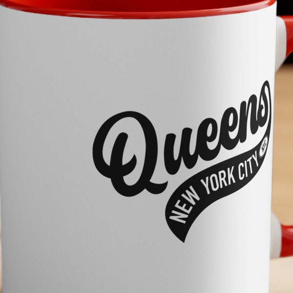 Queens letter jacket, NYC, New York City, 5 boroughs, I love NY, Big Apple gift, unique gift, unique NY gift, East river, Harlem, unique cup