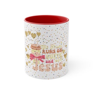 Coffee mug, celebrate coffee mug, red coffee mug, cute coffee