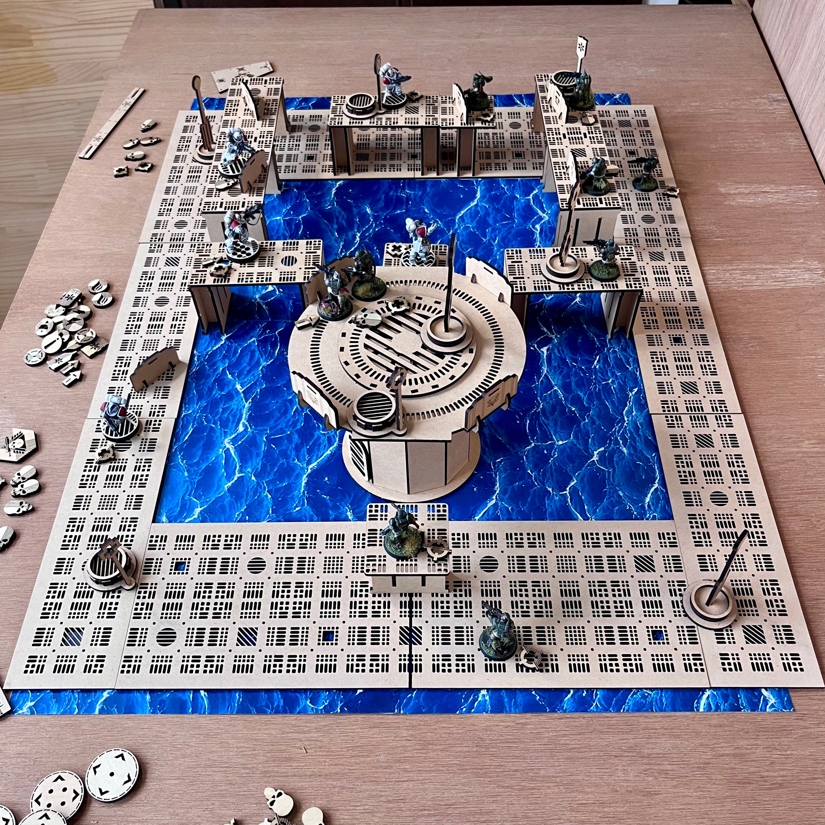 Tabletop Rigging Game Open Water Rig Set for Tabletop Miniature Games - SVG, LBRN2 - Etsy