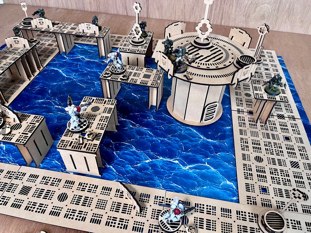 Tabletop Rigging Game Open Water Rig Set for Tabletop Miniature Games - SVG, LBRN2 - Etsy