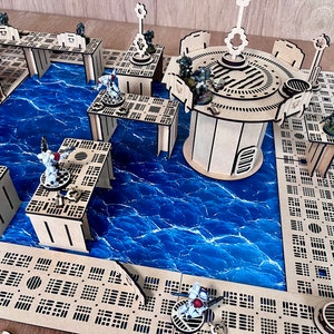 Open Water Rig-set voor miniatuurspellen op tafel - SVG, LBRN2