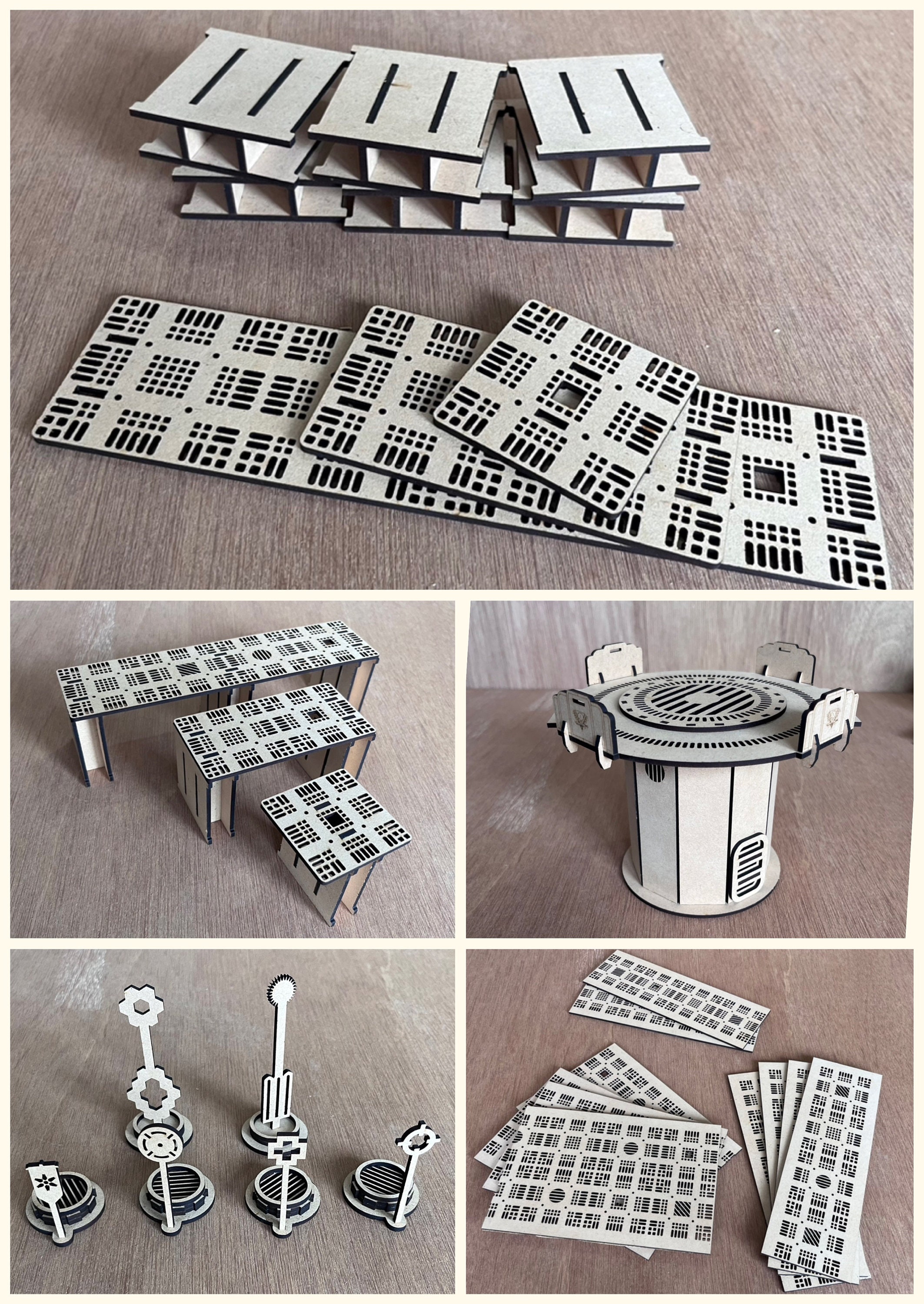 Tabletop Rigging Game Open Water Rig Set for Tabletop Miniature Games - SVG, LBRN2 - Etsy