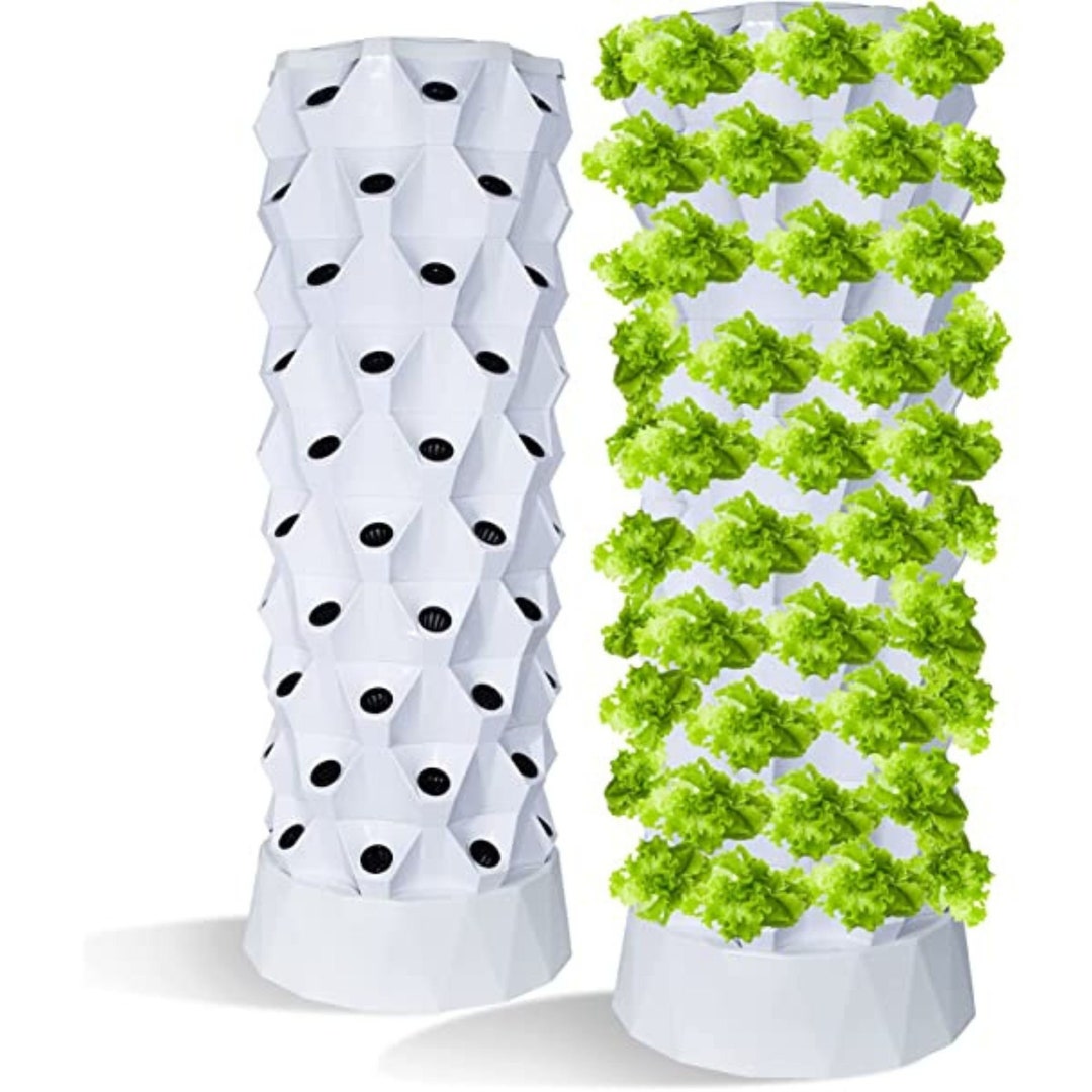 Nutraponics Hydroponics Growing System Tower Indoor Herbs Etsy