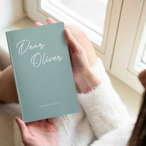 Querido hijo Diario de tapa dura personalizado / Diario de memoria de recuerdo de los padres / Cuaderno de recuerdos personalizado / Bloc de notas de tapa dura de regalo de madre padre niño
