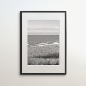 Indiana Dunes National Park, Seaside, Porter, United States, Instant Download, Black White Photography, USA Art Print, Beach Vibe