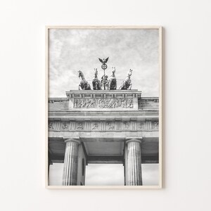 Berlin Black & White Wall Art Set of 6, Berlin Prints, Instant Download, Gallery Wall Set, Germany Posters, Travel Photography image 6