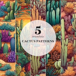 Bring the desert charm to your designs with our Cactus Digital Prints! Perfect for backgrounds, repeating patterns, and more.