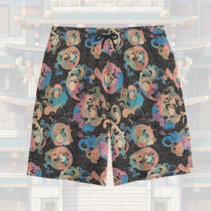 Marhabian Cotton Shorts - Arabesque & Tibetan Fusion