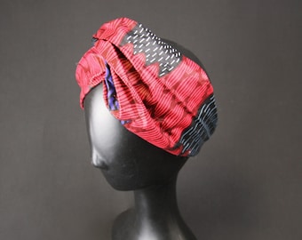 African Print Zungueira Twist Turban Headband