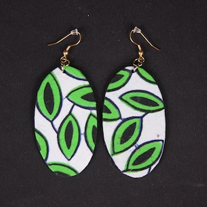 African Print Cloth Earrings for Women | Ankara Earring | African Cloth Earrings | African Print Jewelry | Ethnic Jewelry