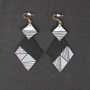 African Print Cloth Earrings for Women | Ankara Earring | African Cloth Earrings | African Print Jewelry | Ethnic Jewelry