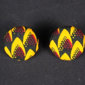 African Print Cloth Earrings for Women | Ankara Earring | African Cloth Earrings | African Print Jewelry | Ethnic Jewelry