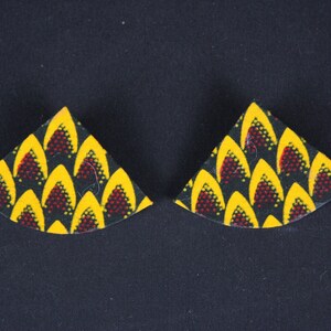 African Print Cloth Earrings for Women | Ankara Earring | African Cloth Earrings | African Print Jewelry | Ethnic Jewelry