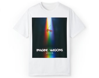 Imagine Wagons Imagine Dragons Funny Meme T-shirt Graphic Tee Shirt Unisex