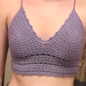 Crochet Handmade Bralette Top Small