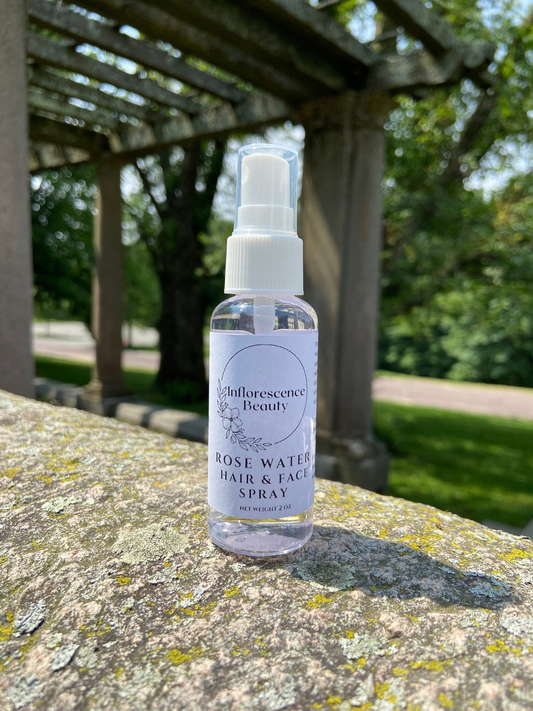 Rose Water Hair & Face Spray Rose Water Rose Hydrosol Gift for Her