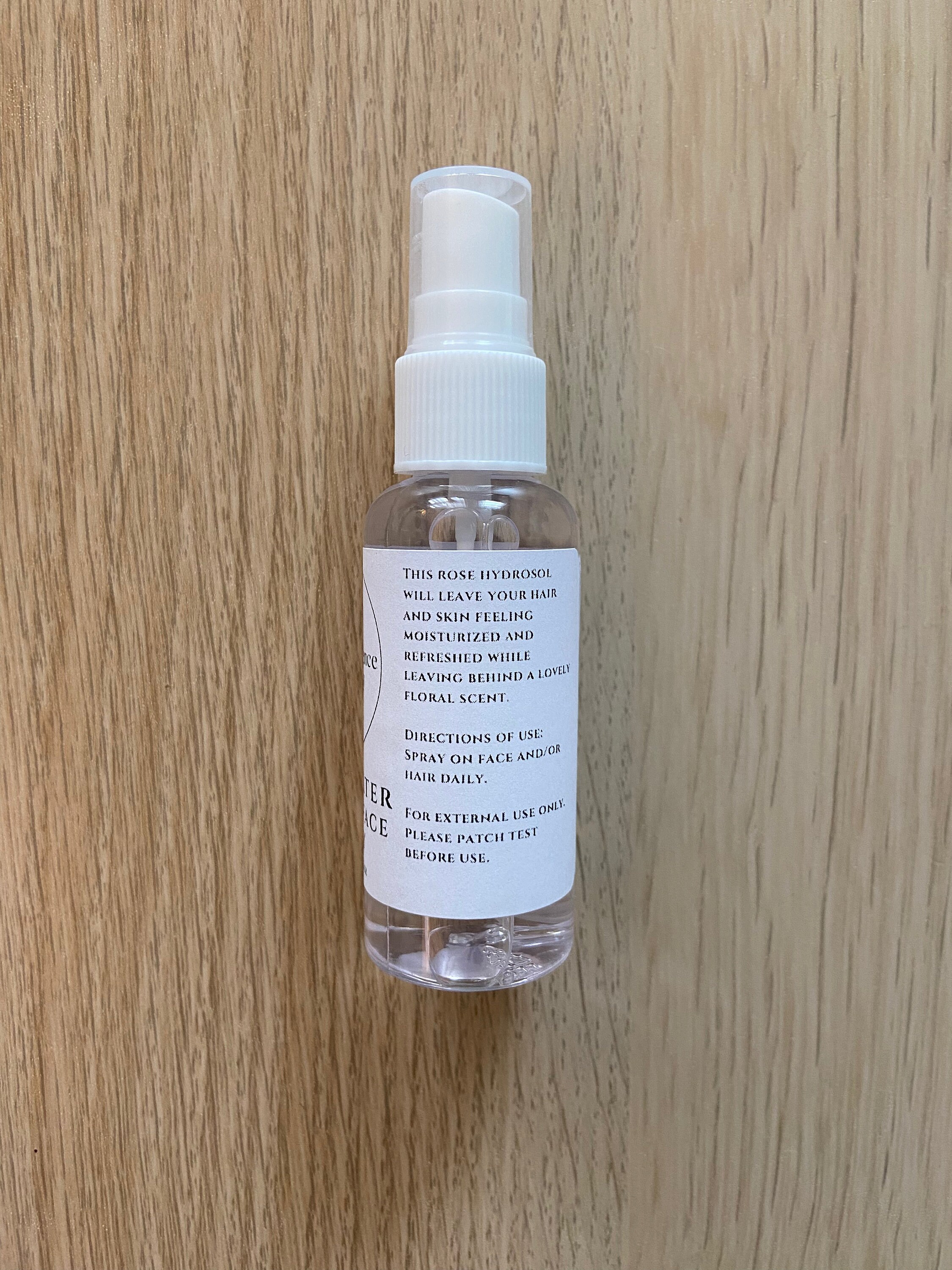Rose Water Hair & Face Spray Rose Water Rose Hydrosol Gift for Her