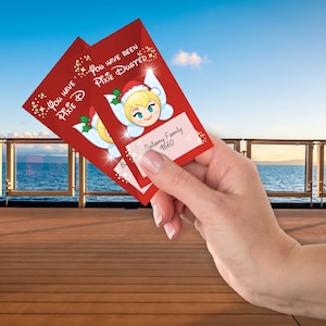 Vakantie Pixie Dust Gift Tag Pixie Dust DCL Very Merrytime Cruise Tag Kerst Pixie Dust Tag Afdrukbare Holiday Cruise Tag