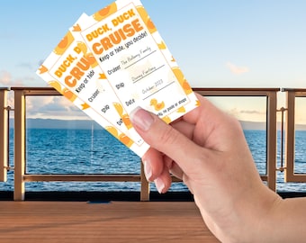 Étiquettes de canard de croisière, cartes de jeu imprimables (téléchargement numérique)