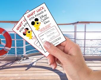 Etiquetas para cruceros Disney con diseño de Mickey Mouse (descarga digital)