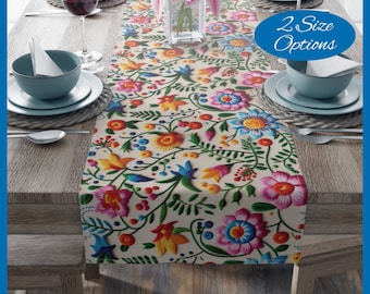 Spring Me Table Runner | Cotton or Polyester | 2 Sizes