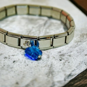 Charm starter bracelets 9mm classic high-quality Italian charm bracelets. Stainless Steel. Custom jewelry Friendship Gifts image 1