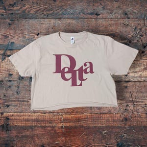 Custom Delta Sigma Theta Apparel: Crimson & Glitter Vinyl