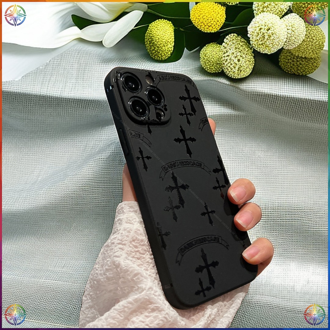 Chrome Hearts Case Mobile Phone Case Cross Case iPhone 15 14 Etsy UK