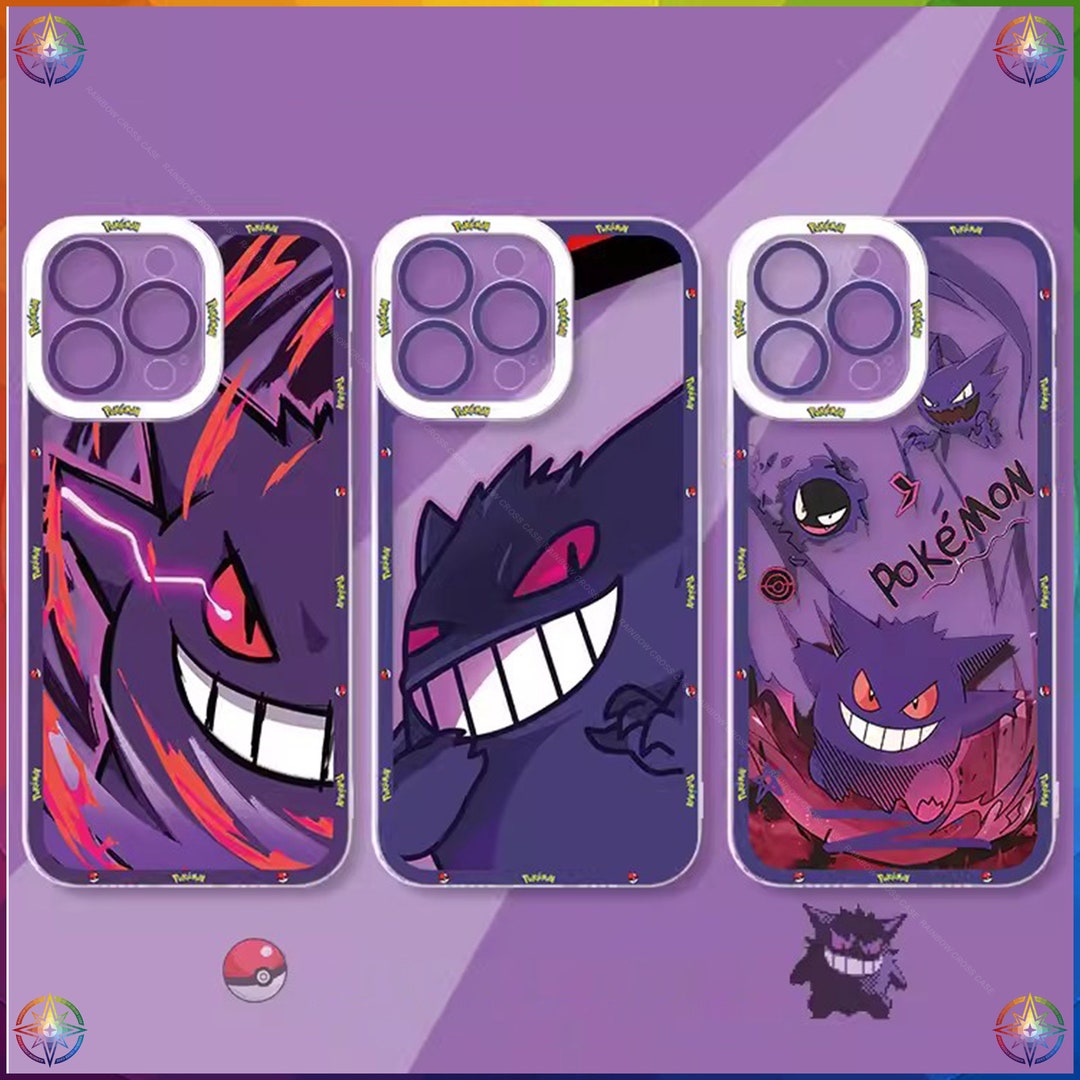 Cartoon Anime Gengar Pokemon Pocket Monster Gift Mobile Phone Case