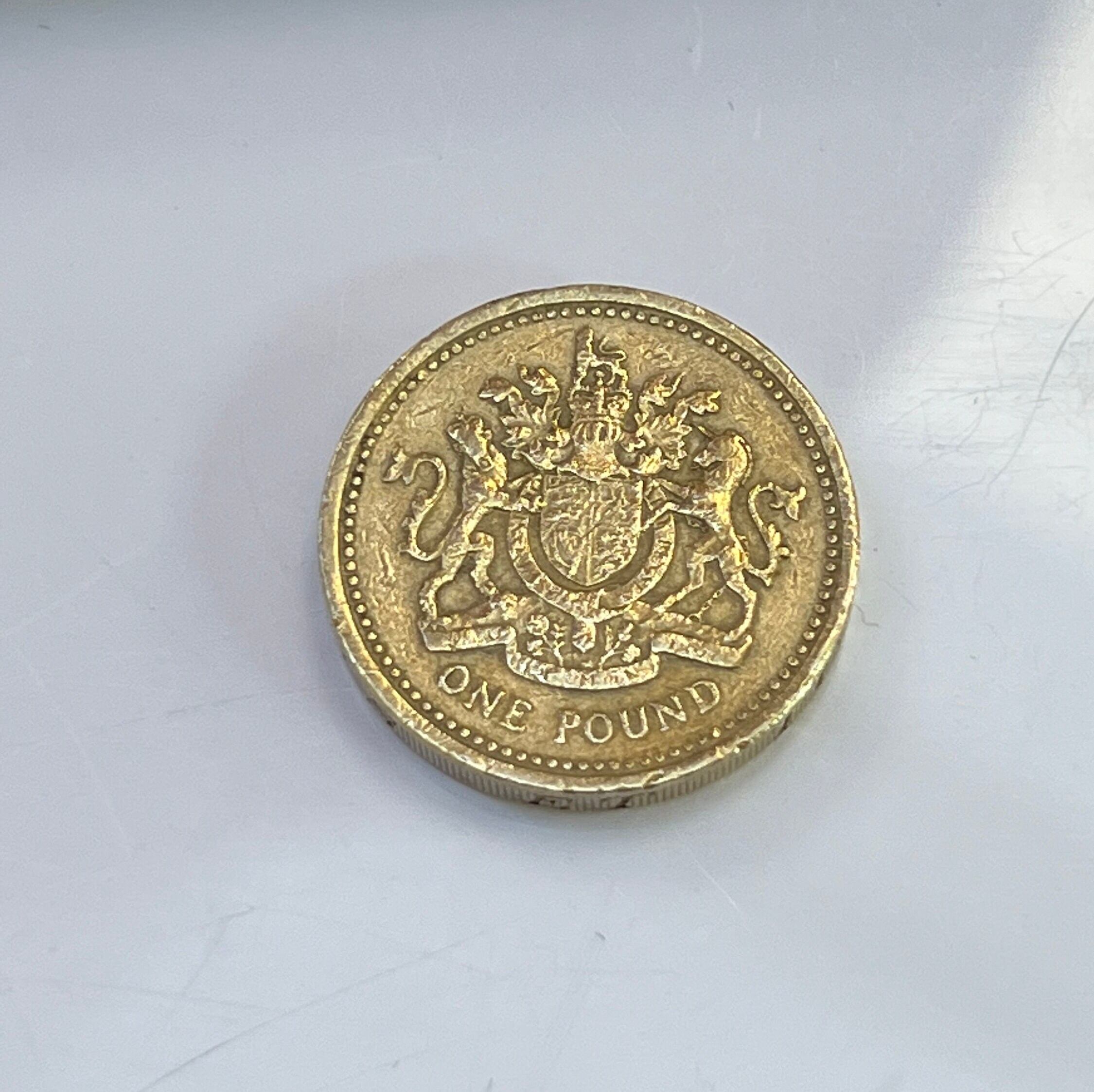 SELTENE Ein Pfund 1983 Elizabeth II Decus et Tutamen Etsy.de
