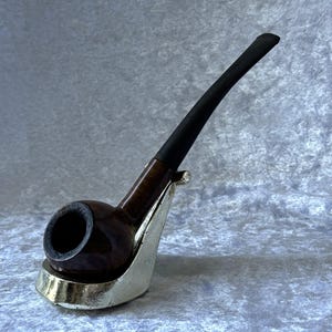 Vintage Squire Briar Special Grain Tobacco Pipe – Classic Bent Shape, Collectible Estate Pipe