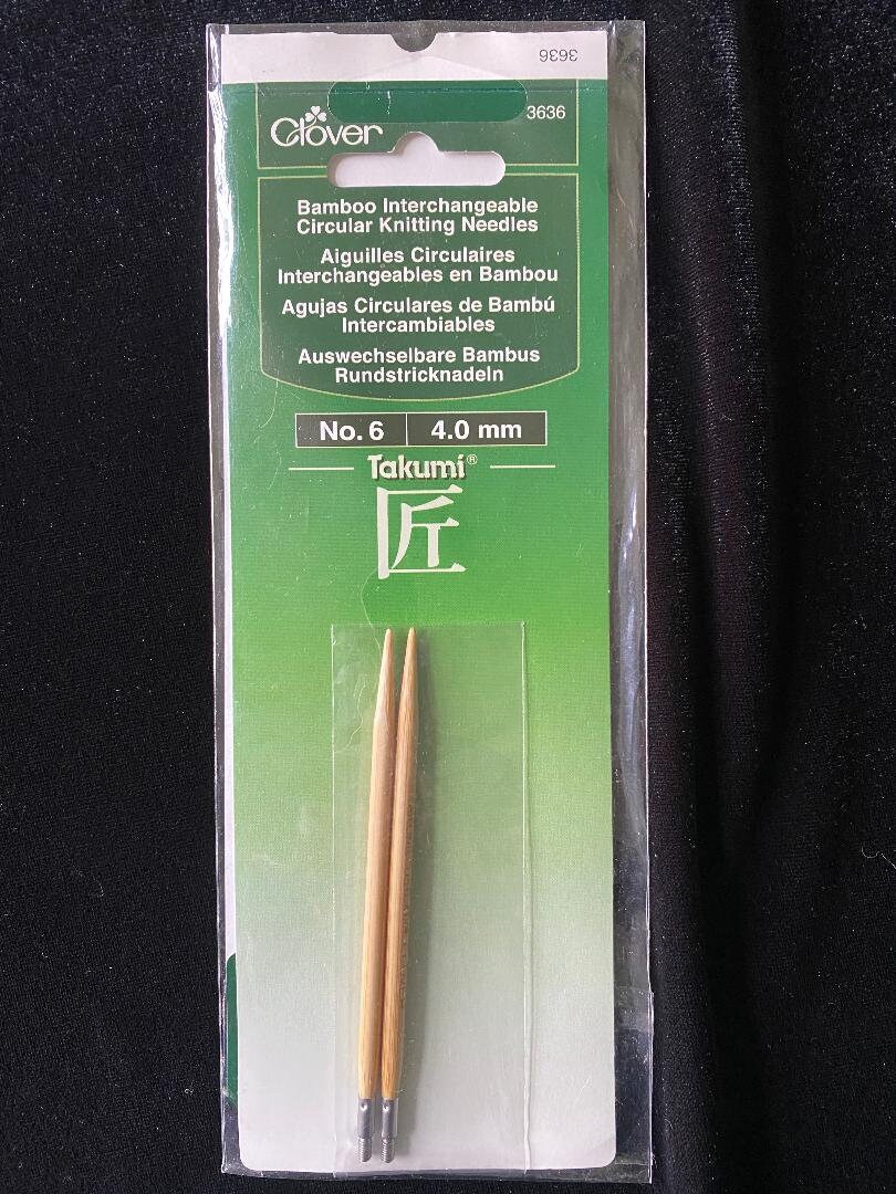 Takumi Bamboo Interchangeable Circular Knitting Needles