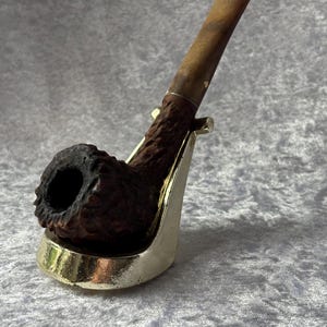 Vintage Kaywoodie Rusticated Briar Tobacco Pipe – Classic Cloverleaf Stem, Mid-Century Collectible
