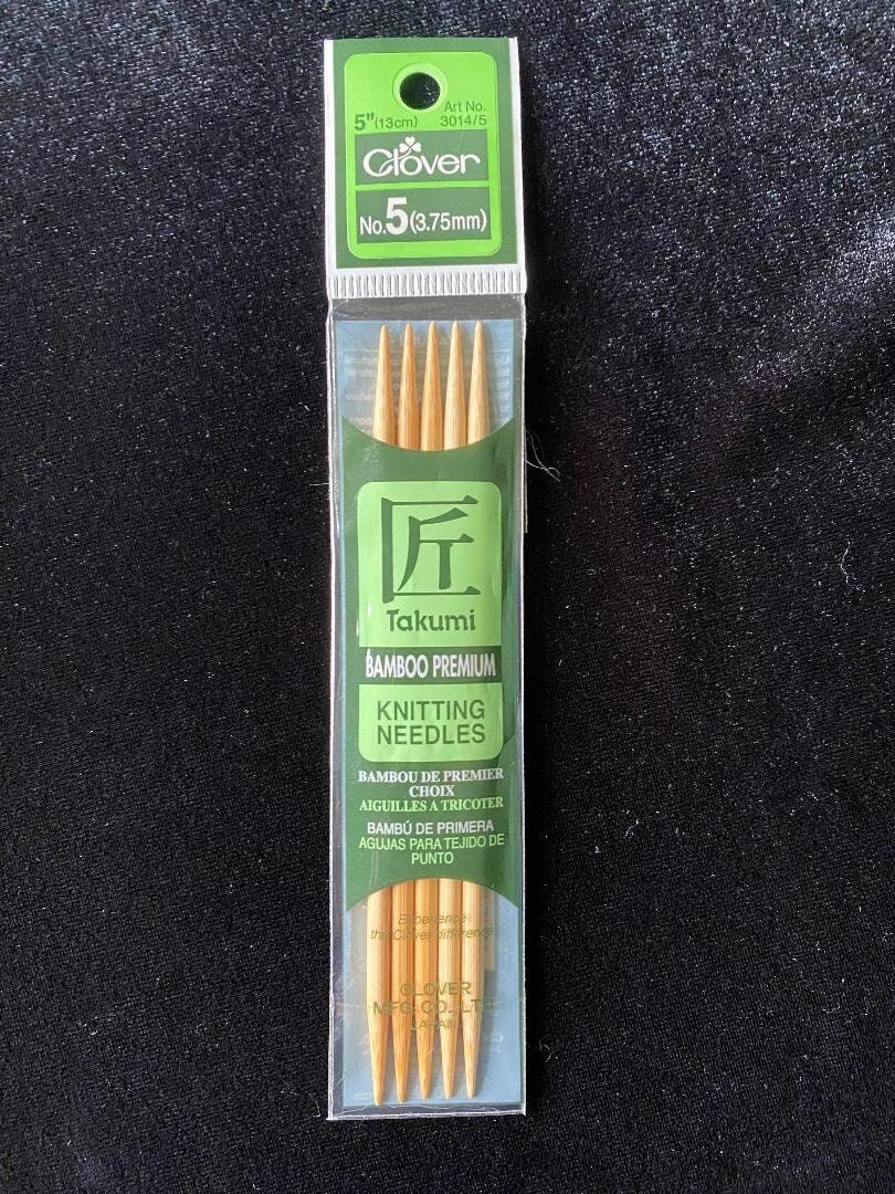 Wooden Knitting Needles, Size US 00, 0, 1, 2 1.75, 2.0, 2.25, 2.75mm,  Circular, Double Point dpn, Knitters Pride KP, Brittany, Clover 