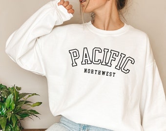 Pacific Northwest Sweatshirt: Unisex PNW Camping Crewneck