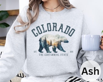 Vintage Colorado Bear Sweatshirt: Unisex Retro Crewneck