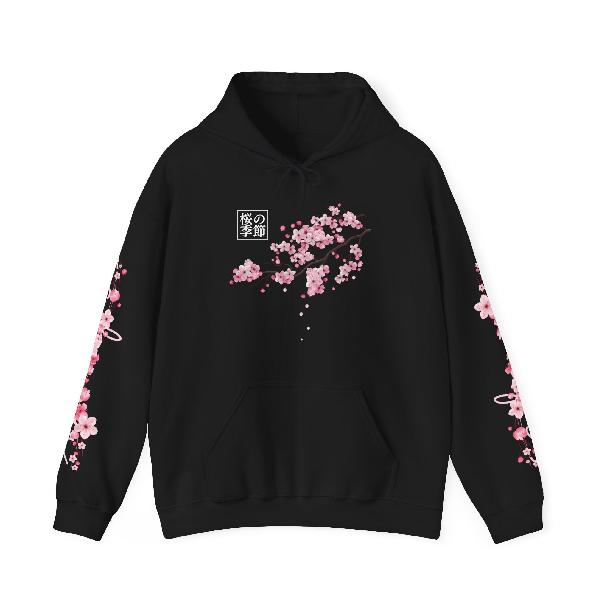 Japanese Cherry Blossom Hoodie, Sakura Hoodie, Japanese Streetwear 